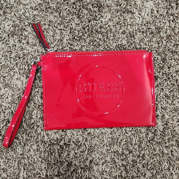 Guess Red Wristlet - Picture 1 of 4